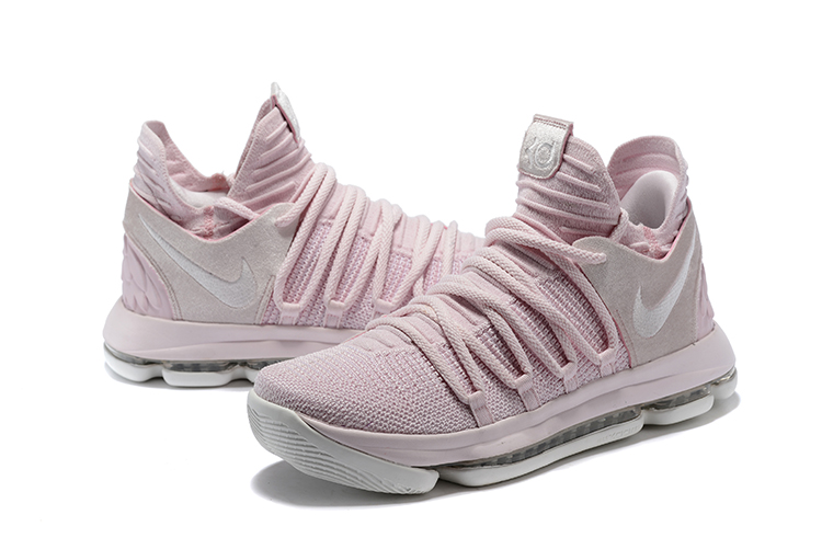 Men Nike KD 10 Breast Cancer Shoes